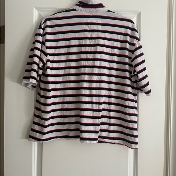 FRANK & EILEEN Patty Popover Red/Navy/White Stripe Sz M - Picture 7 of 7